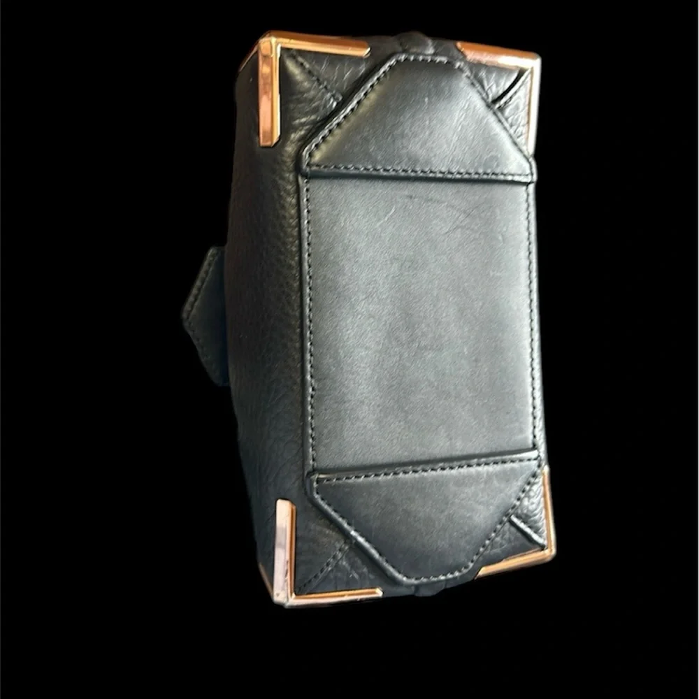Alexander Wang Leather Crossbody Bag with Rose-gold Hardware. Adjustable Strap